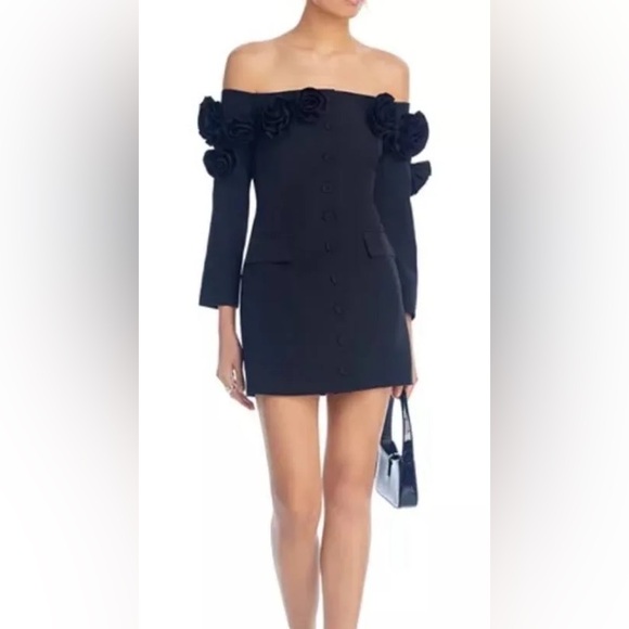 Lucy Paris Rosette Dress - Picture 1 of 3